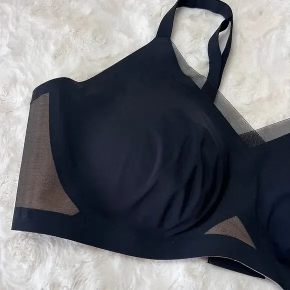 Honeylove Crossover Bra Black Mesh 3X Wireless Supportive NWOT - Picture 4 of 9